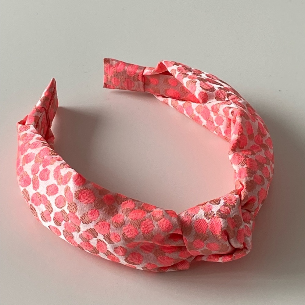 NEW Anthropologie headband (pink cheeta)